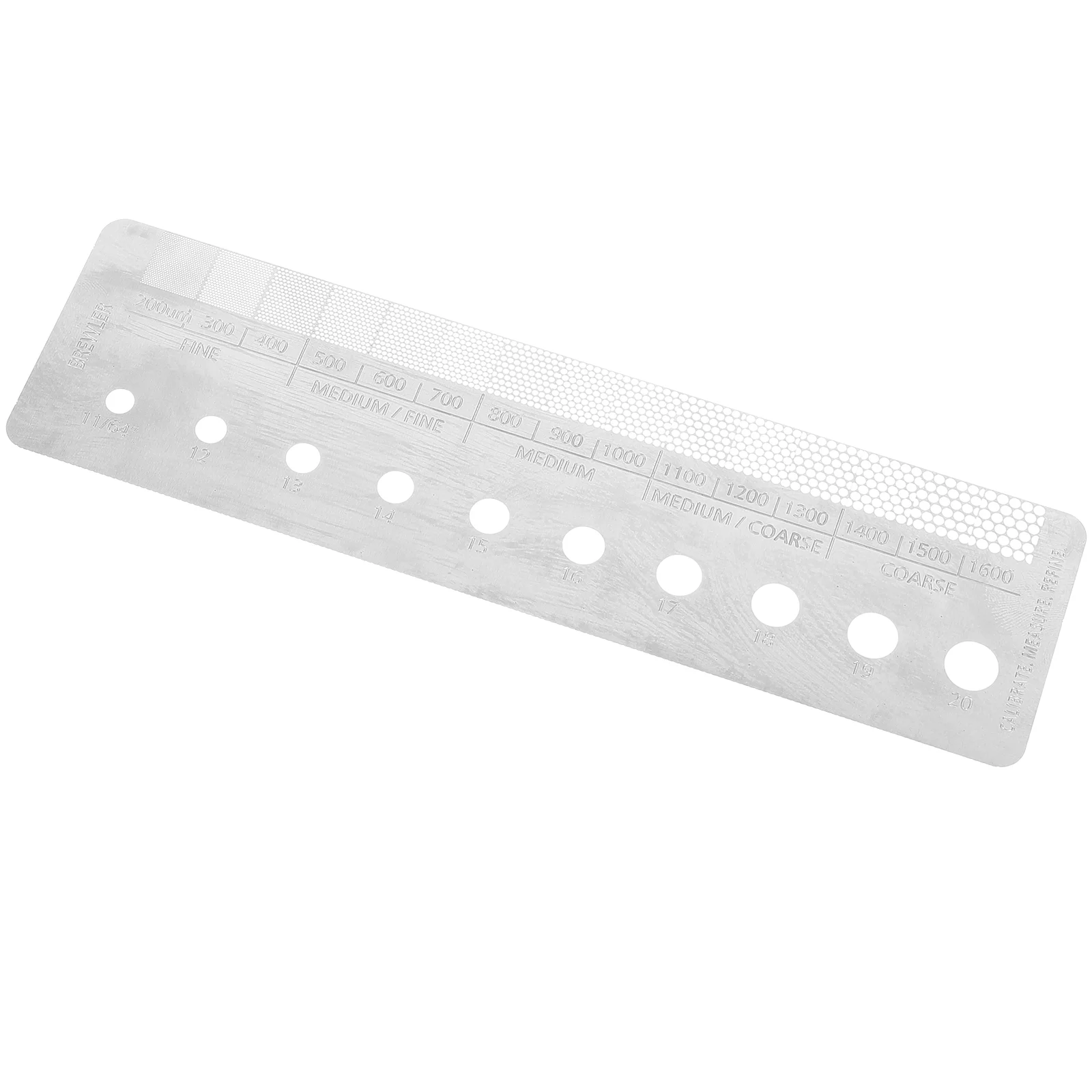 Stainless Steel Coffee Grind Measure Measuring Tool For Coffee Grind Size Coffee Grind Size Ruler Coffee Bean Grinder Accessory
Stainless Steel Coffee Grind Measure Measuring Tool For Coffee Grind Size Coffee Grind Size Ruler Coffee Bean Grinder Accessory