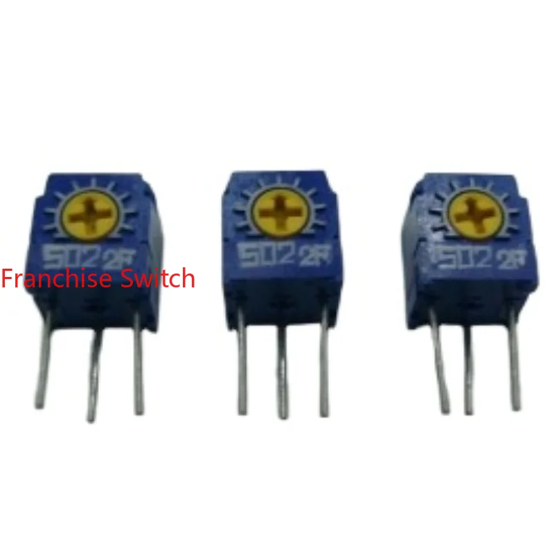 10PCS Precision Adjustable Variable Resistance Potentiometer CT-6 502 5K, 20k
10PCS Precision Adjustable Variable Resistance Potentiometer CT-6 502 5K, 20k