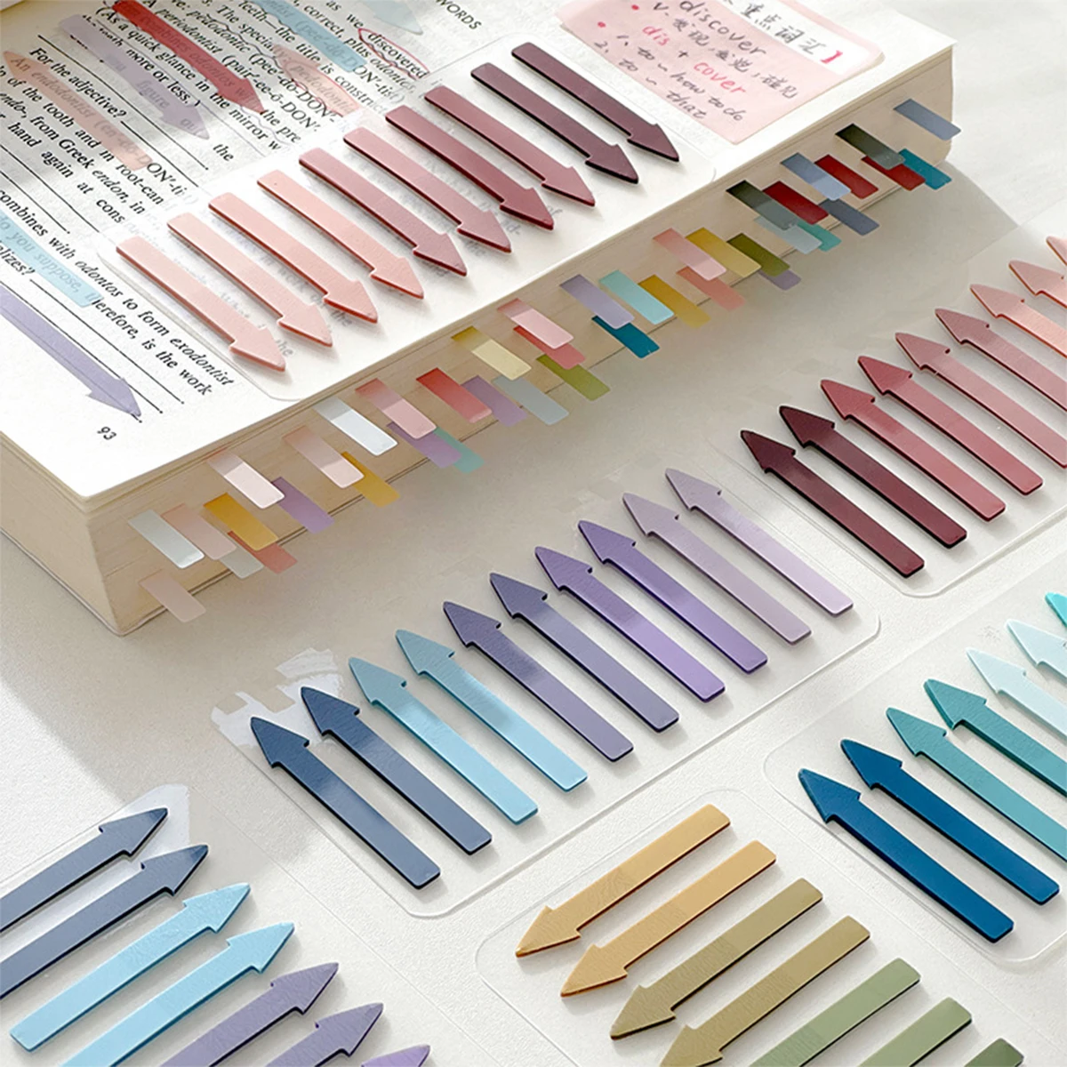 200 Sheets Arrow Index Sticky Tabs Colorful Sticky Notes Note Taking Highlighting Book Organization Page Marker for Students
200 Sheets Arrow Index Sticky Tabs Colorful Sticky Notes Note Taking Highlighting Book Organization Page Marker for Students