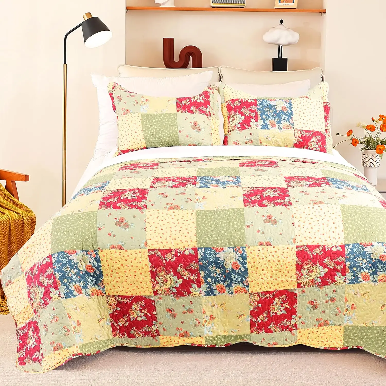 RIVERGLOW Ruffled Cotton Summer Quilt Lightweight Cooling Air conditioning Comforter Soft Thin Machine Washable pillow case
RIVERGLOW Ruffled Cotton Summer Quilt Lightweight Cooling Air conditioning Comforter Soft Thin Machine Washable pillow case