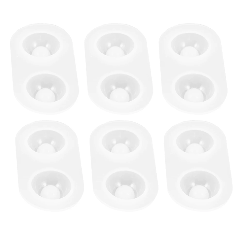 6 Pcs Silicone Mold Crystal Glue Eyes Mold Eyes Round Shape 2x1 1cm DIY Craft Resin Casting Jewelry Parts
6 Pcs Silicone Mold Crystal Glue Eyes Mold Eyes Round Shape 2x1 1cm DIY Craft Resin Casting Jewelry Parts