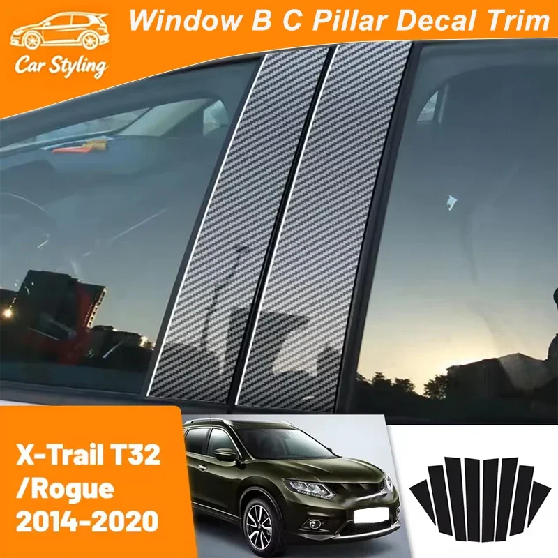 For Nissan X-Trail X Trail T32 Rogue 2014-2020 2015 2016 Carbon Fiber Window Door Column Deal B C Pillar Post Cover Trim Sticker
For Nissan X-Trail X Trail T32 Rogue 2014-2020 2015 2016 Carbon Fiber Window Door Column Deal B C Pillar Post Cover Trim Sticker