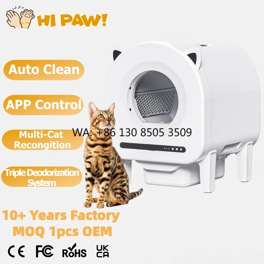 Best Selling Smart Cat Box Self Cleaning Automatic Cat Box Weight Monitoring Low Noise Smart Cat Box
Best Selling Smart Cat Box Self Cleaning Automatic Cat Box Weight Monitoring Low Noise Smart Cat Box