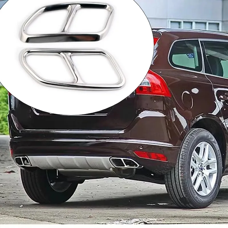 For Volvo XC60 2009-2016 Car Tail Throat Exhaust Pipe Muffler Vent Frame Decoration Protector Trim Exterior Accessories Sticker
For Volvo XC60 2009-2016 Car Tail Throat Exhaust Pipe Muffler Vent Frame Decoration Protector Trim Exterior Accessories Sticker