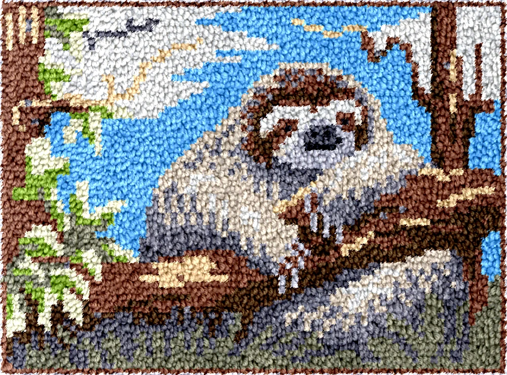 ChimpanzeeDT2653 Embroidery Canvas Latch Hook Kits, Unfinished Acrylic Yarn, Embroidery Cushion, Cross Stitch Carpet
ChimpanzeeDT2653 Embroidery Canvas Latch Hook Kits, Unfinished Acrylic Yarn, Embroidery Cushion, Cross Stitch Carpet