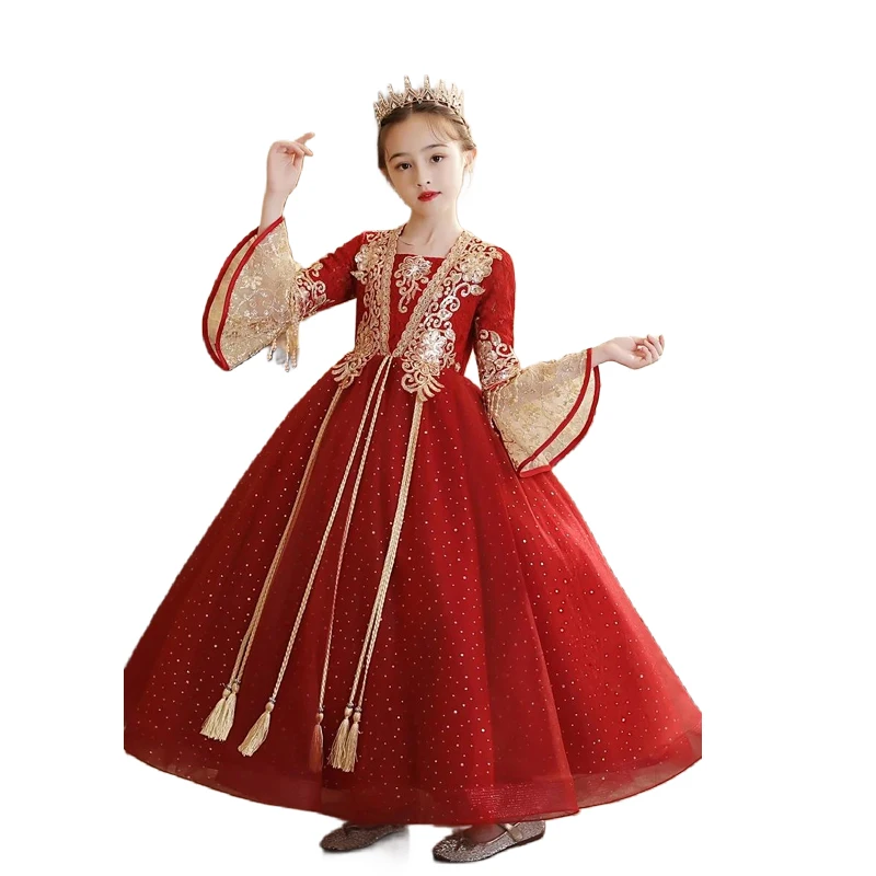 New Red Flower Girl Dress Ancient Chinese Kids Hanfu Costume Cute Children Christmas Gift Princess Chinese New Year Clothes
New Red Flower Girl Dress Ancient Chinese Kids Hanfu Costume Cute Children Christmas Gift Princess Chinese New Year Clothes
