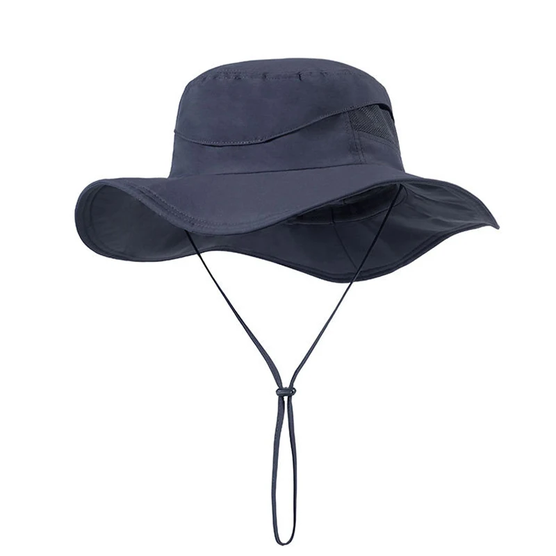 Hat Men Summer Fisherman Cap Sun Beach UV Protection Big Brim With String Outdoor Camping Climbing Holiday Accessory
Hat Men Summer Fisherman Cap Sun Beach UV Protection Big Brim With String Outdoor Camping Climbing Holiday Accessory