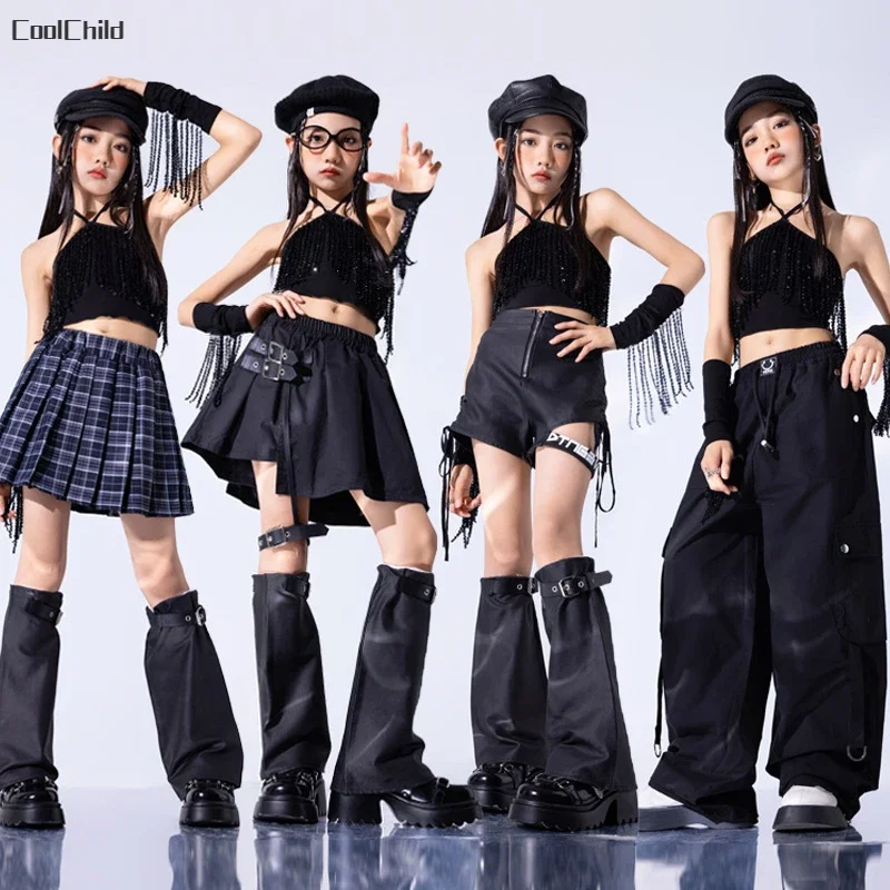 Hip Hop Kids Hot Crop Top Street Dance Cargo Pants Leather Skirts Girls Streetwear Children Jazz Costumes K-pop Clothes Sets
Hip Hop Kids Hot Crop Top Street Dance Cargo Pants Leather Skirts Girls Streetwear Children Jazz Costumes K-pop Clothes Sets