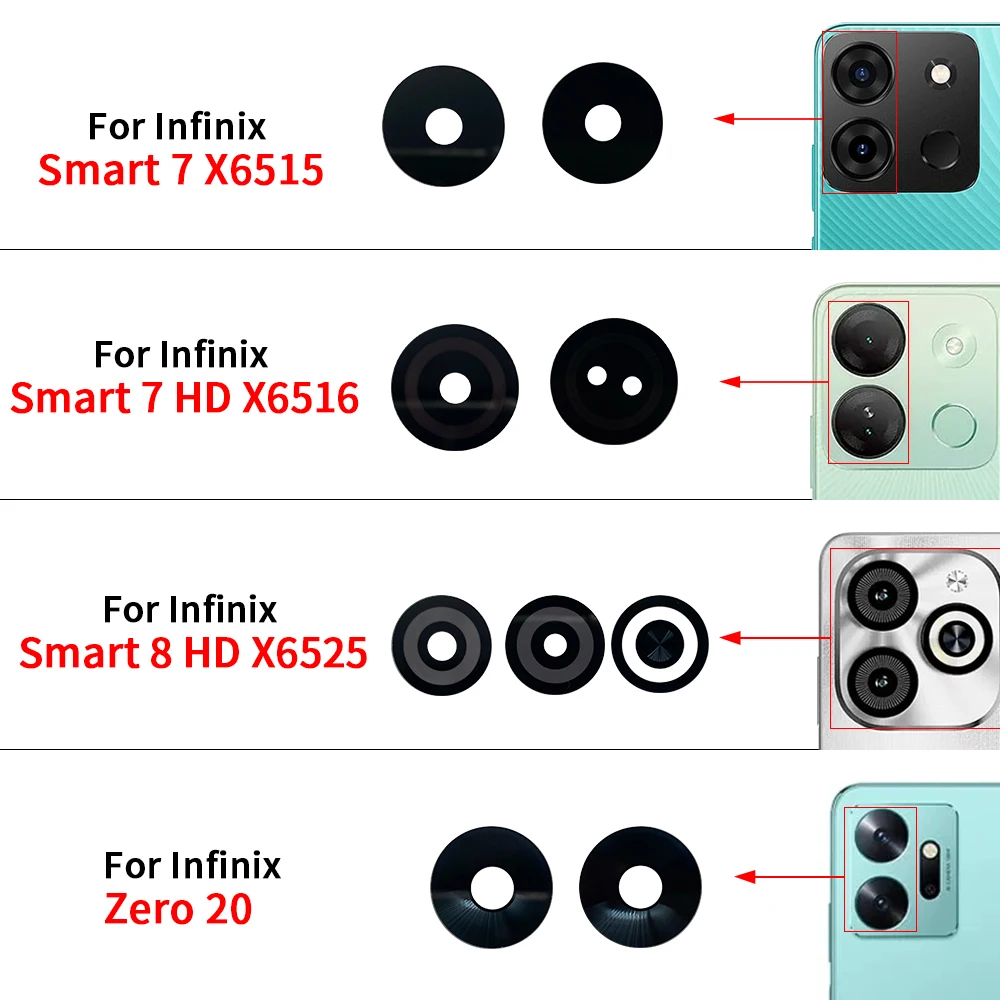 10Pcs\Lot Tested Well Camera Glass For Infinix Smart 7 8 HD X6516 X6515 Zero 20 Rear Back Camera Lens Glass
10Pcs\Lot Tested Well Camera Glass For Infinix Smart 7 8 HD X6516 X6515 Zero 20 Rear Back Camera Lens Glass