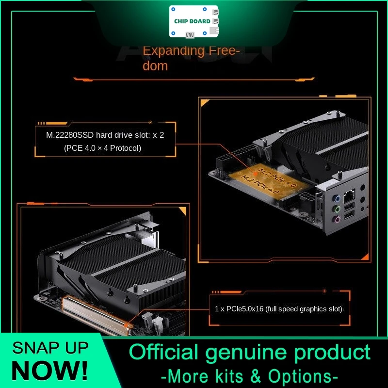 Комплект MINISFORUM BD895i SE ITX: материнская плата и процессор AMD Ryzen R9-8945HX (все в одном)
Комплект MINISFORUM BD895i SE ITX: материнская плата и процессор AMD Ryzen R9-8945HX (все в одном)