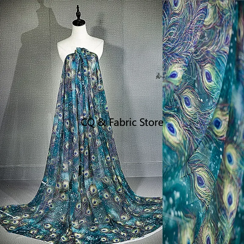 Высококачественная эластичная прозрачная ткань с павлиньими перьями, сетчатая ткань «сделай сам», для свадебных платьев и вечерних платьев, дизайнерская ткань одежды
Высококачественная эластичная прозрачная ткань с павлиньими перьями, сетчатая ткань «сделай сам», для свадебных платьев и вечерних платьев, дизайнерская ткань одежды