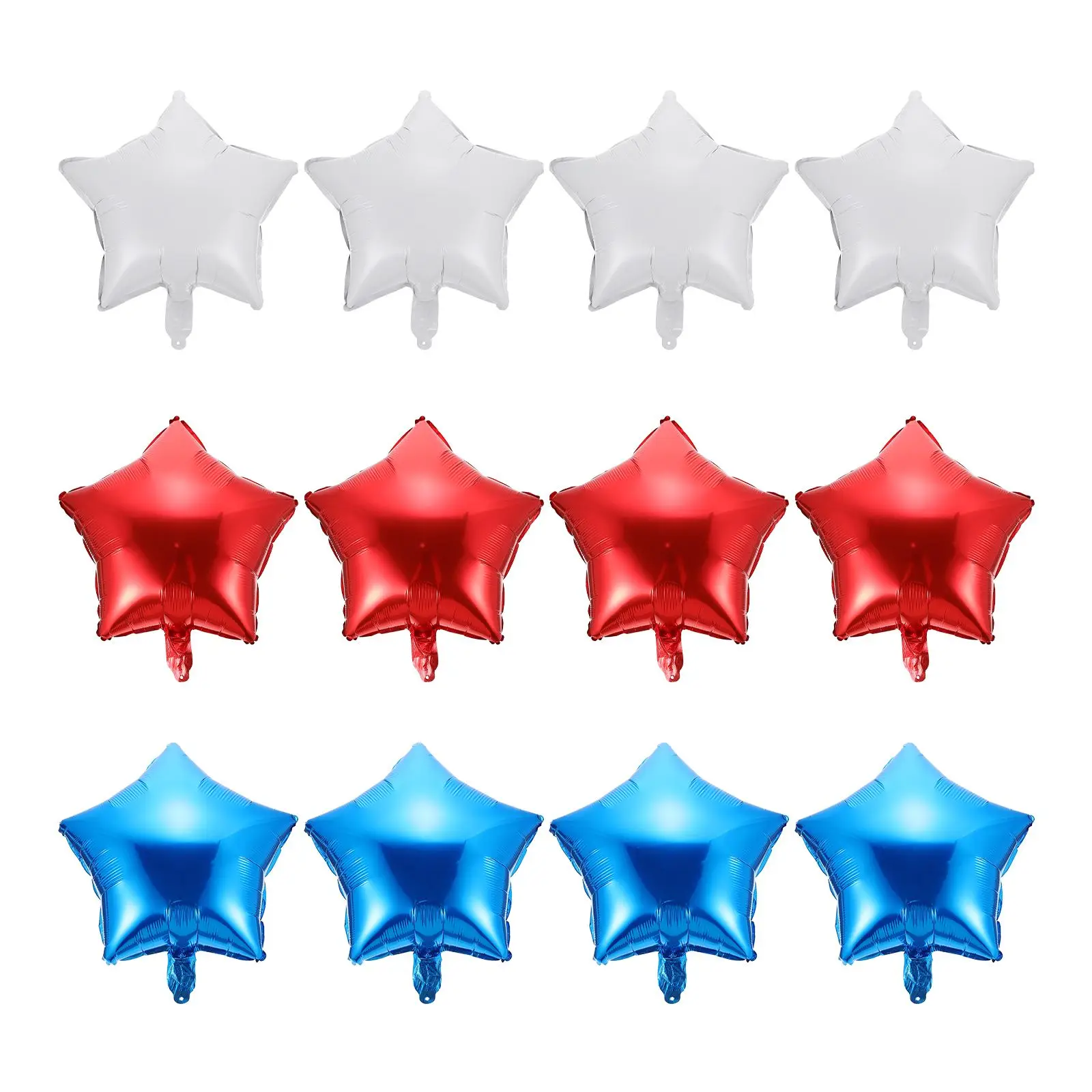 12PCS Aluminum Film Balloons Red White Blue Foil Patriotic Star Shaped 4th of July Balloon Wedding Banquet Photo
12PCS Aluminum Film Balloons Red White Blue Foil Patriotic Star Shaped 4th of July Balloon Wedding Banquet Photo