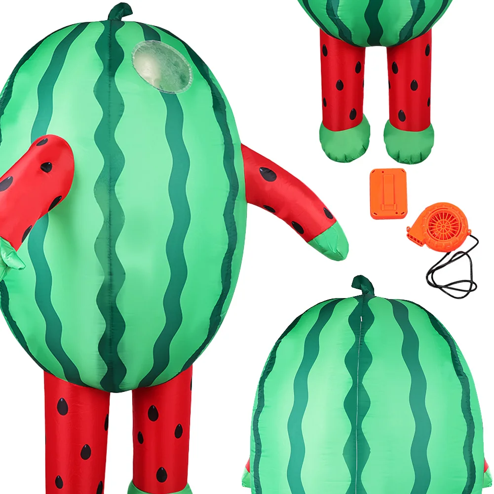 Fantasia Funny Cute Fruit Watermelon Cosplay Inflatable Disfraz Costume Full Body Air Blow Up Mascot Halloween Carnival Clothes
Fantasia Funny Cute Fruit Watermelon Cosplay Inflatable Disfraz Costume Full Body Air Blow Up Mascot Halloween Carnival Clothes