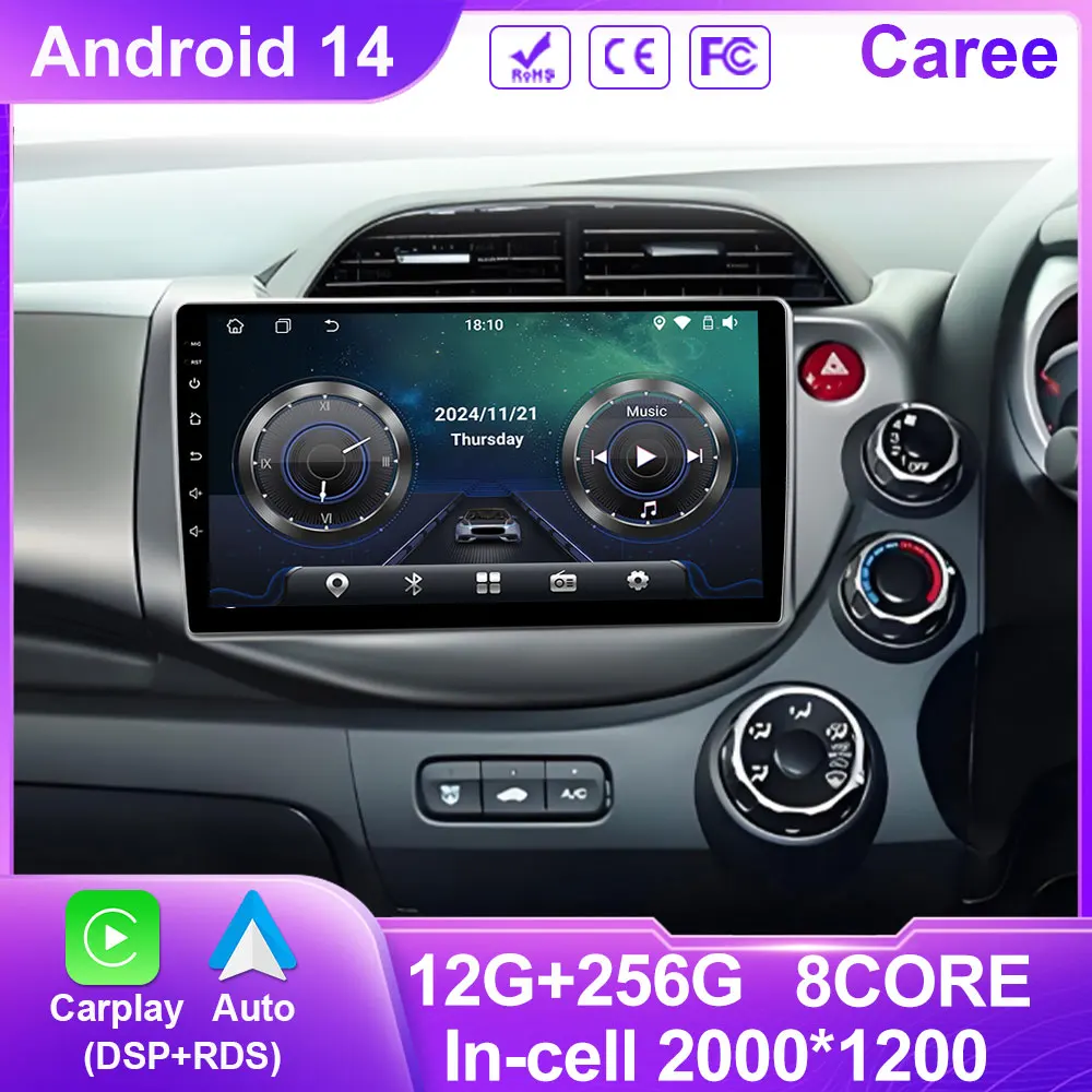 Android Car Radio For Honda Jazz 2 GG 2008 - 2014 Fit 2 GE GP GE 2007 - 2014 RHD Video Multimedia Player Navigation Stereo GPS
Android Car Radio For Honda Jazz 2 GG 2008 - 2014 Fit 2 GE GP GE 2007 - 2014 RHD Video Multimedia Player Navigation Stereo GPS