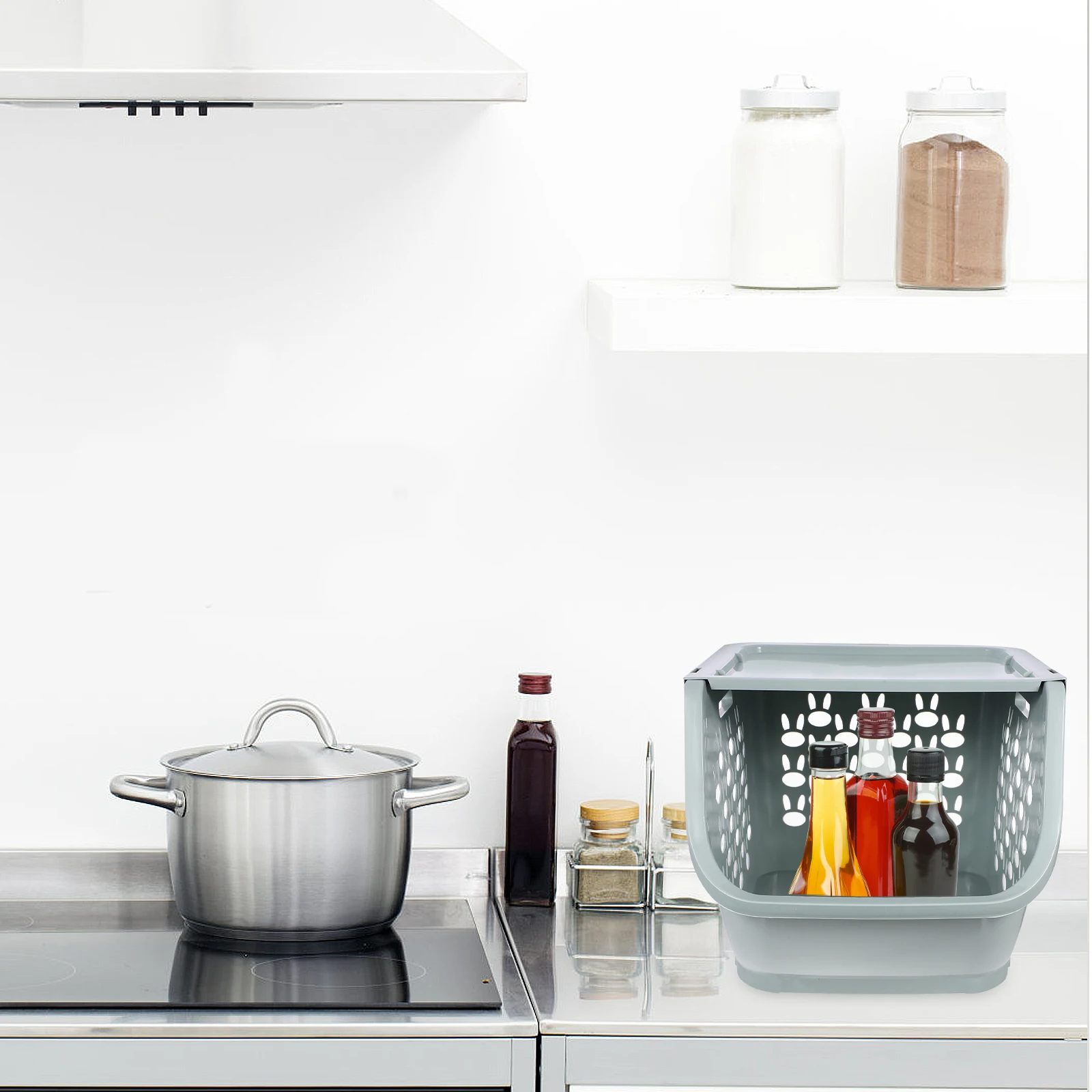 Large Size Storage Basket Pp Plastic Hollow Basket Vegetable Fruit Container Kitchen Sundries Organizer Snacks Vegetable Storage
Large Size Storage Basket Pp Plastic Hollow Basket Vegetable Fruit Container Kitchen Sundries Organizer Snacks Vegetable Storage