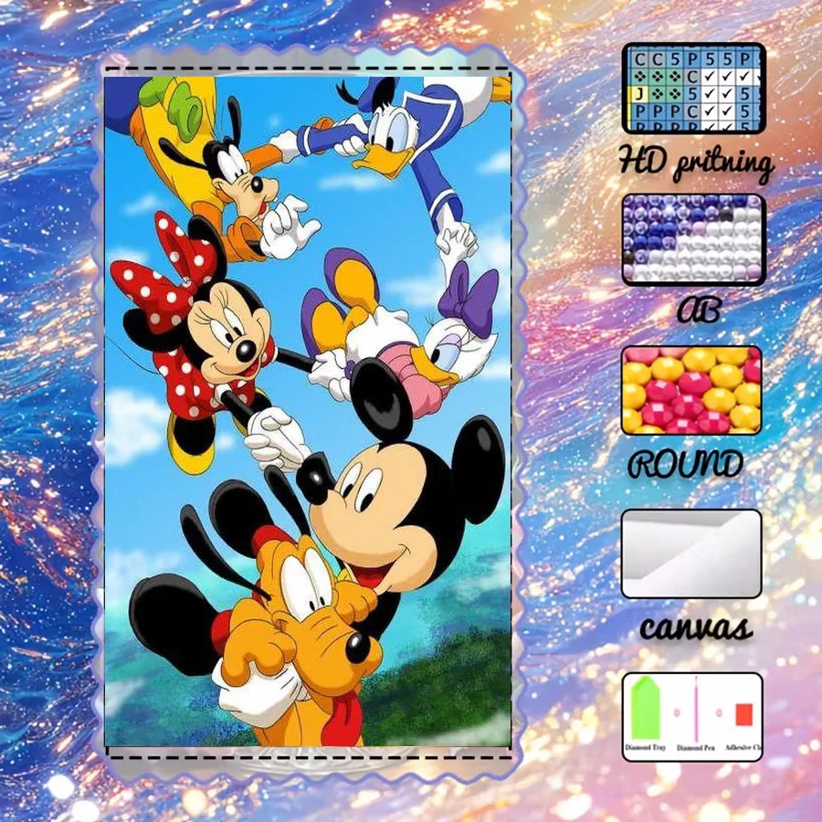 1 Piece - 5D-DIY Flocking Cloth - Diamond Painting Kit - Special Diamonds - Cartoon Characters - Pattern Collage, Diamond Art
1 Piece - 5D-DIY Flocking Cloth - Diamond Painting Kit - Special Diamonds - Cartoon Characters - Pattern Collage, Diamond Art