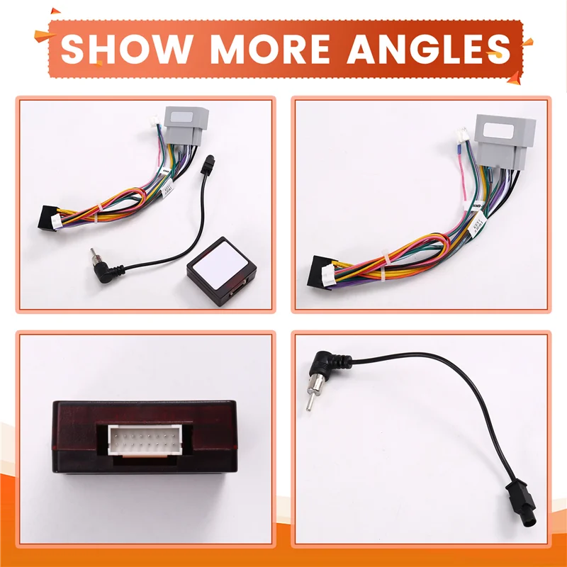 ABXN-Car 16Pin Radio Canbus Cable Power Wiring Harness Socket Connector CAN Bus Decoder For Jeep Wrangler Compass Dodge
ABXN-Car 16Pin Radio Canbus Cable Power Wiring Harness Socket Connector CAN Bus Decoder For Jeep Wrangler Compass Dodge