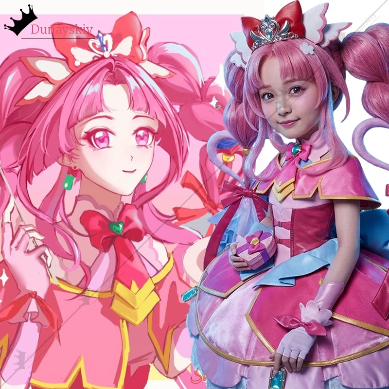 YiNuo*/Cosplay Star Detective Precure Kobayashi Mikuru Costume Cute Pink Purple Gray Lolita Dress Wig Set Halloween Disguise
YiNuo*/Cosplay Star Detective Precure Kobayashi Mikuru Costume Cute Pink Purple Gray Lolita Dress Wig Set Halloween Disguise