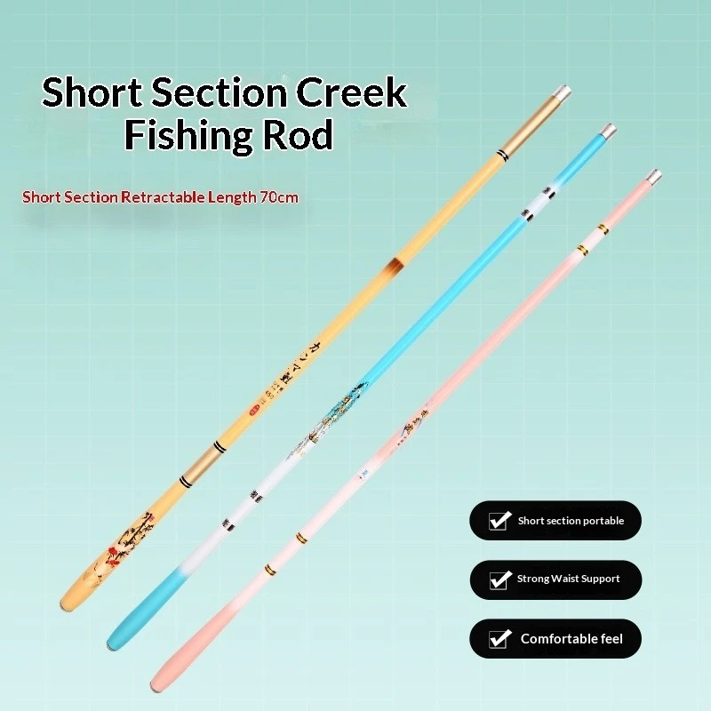 Carbon Short Section Stream Rod Ultra Light Tippet Cast Fishing Rods Fishing Accessories Fishing Rod Fishing Rod and Reel
Carbon Short Section Stream Rod Ultra Light Tippet Cast Fishing Rods Fishing Accessories Fishing Rod Fishing Rod and Reel