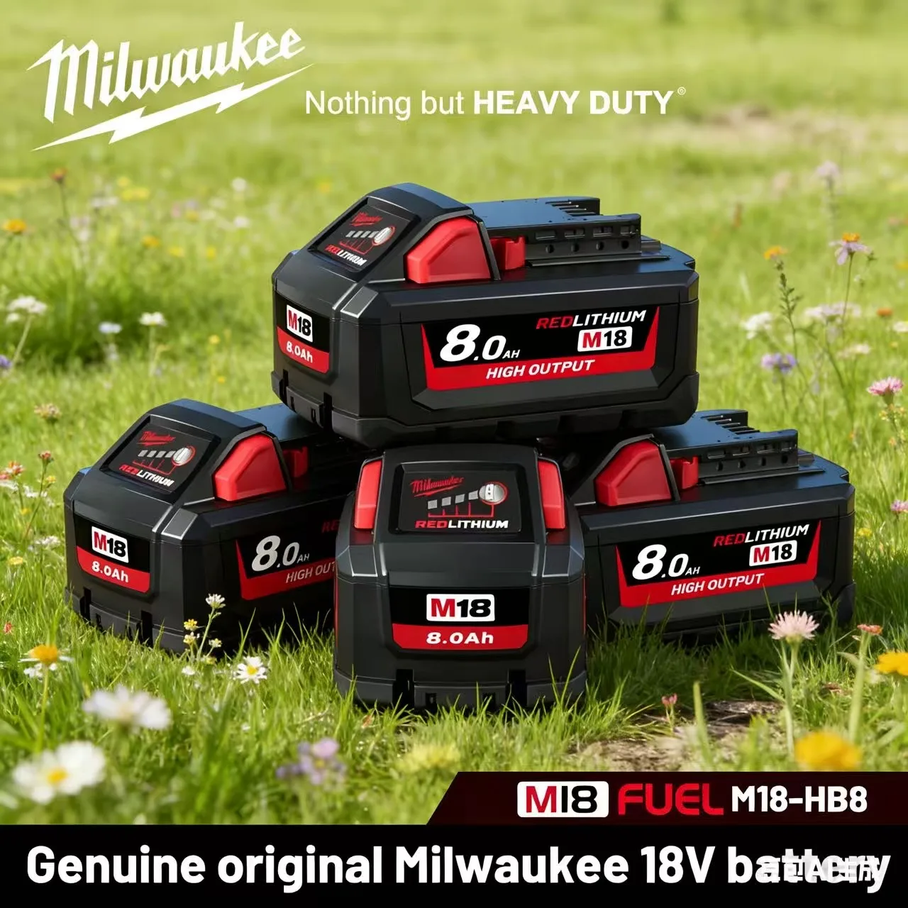 Milwaukee M18 18V Premium Battery Fit 48-11-1850 M18B6 HB12.0 High Performance Rechargeable Cordless Power Tool Battery
Milwaukee M18 18V Premium Battery Fit 48-11-1850 M18B6 HB12.0 High Performance Rechargeable Cordless Power Tool Battery