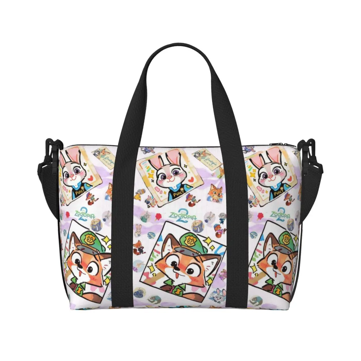 Custom Z-Zootopia Wallpaper Tote Bag Women Large Capacity Cute Cartoon Gym Beach Shoulder Travel Bag
Custom Z-Zootopia Wallpaper Tote Bag Women Large Capacity Cute Cartoon Gym Beach Shoulder Travel Bag