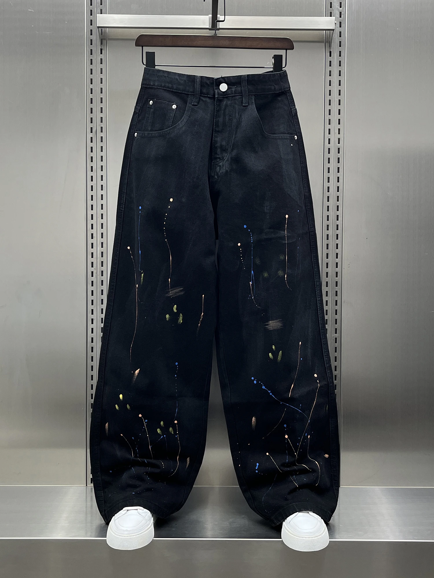 Waed American High Street fiti Крутые мужские джинсы Прямые длинные брюки Street Sle Осень Новый тренд Молодежная мода
Waed American High Street fiti Крутые мужские джинсы Прямые длинные брюки Street Sle Осень Новый тренд Молодежная мода