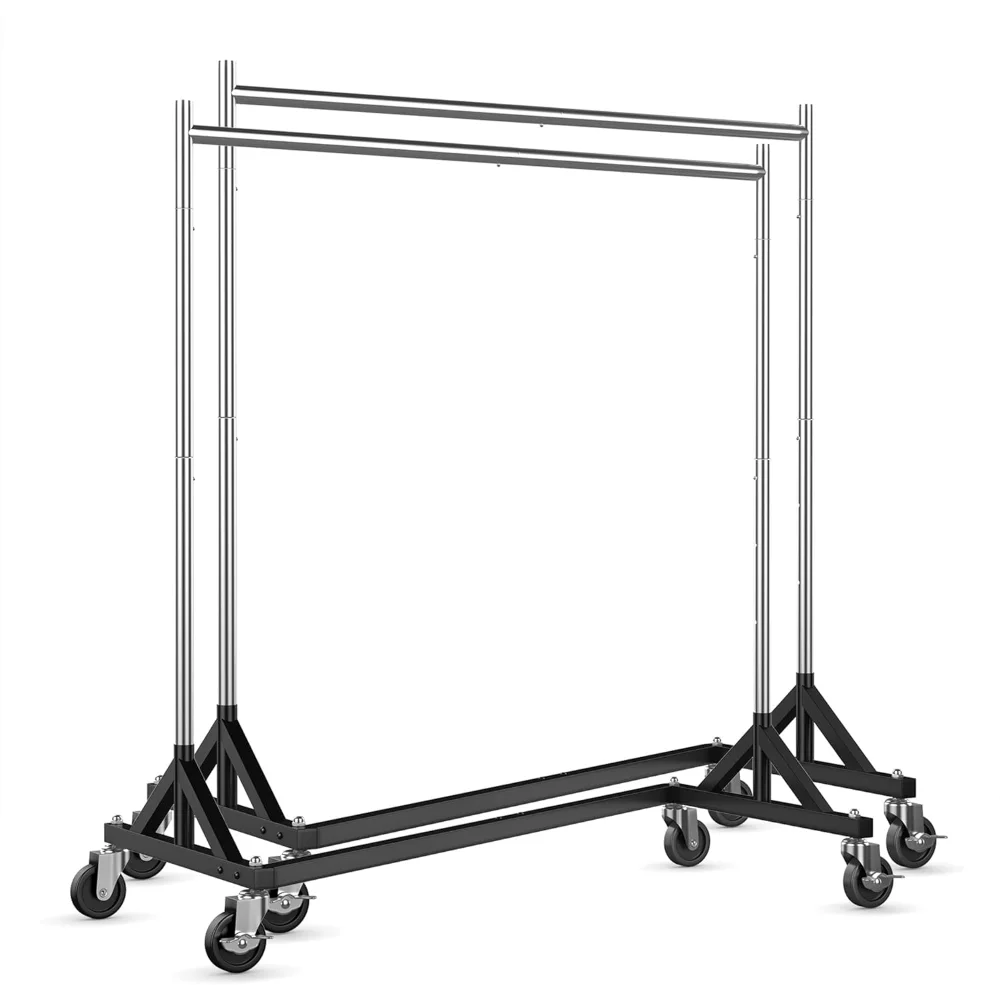 Clothes Rack Z Rack Clothing Rack Commercial Garment with Lockable Wheels Height Adjustable Coat
Clothes Rack Z Rack Clothing Rack Commercial Garment with Lockable Wheels Height Adjustable Coat