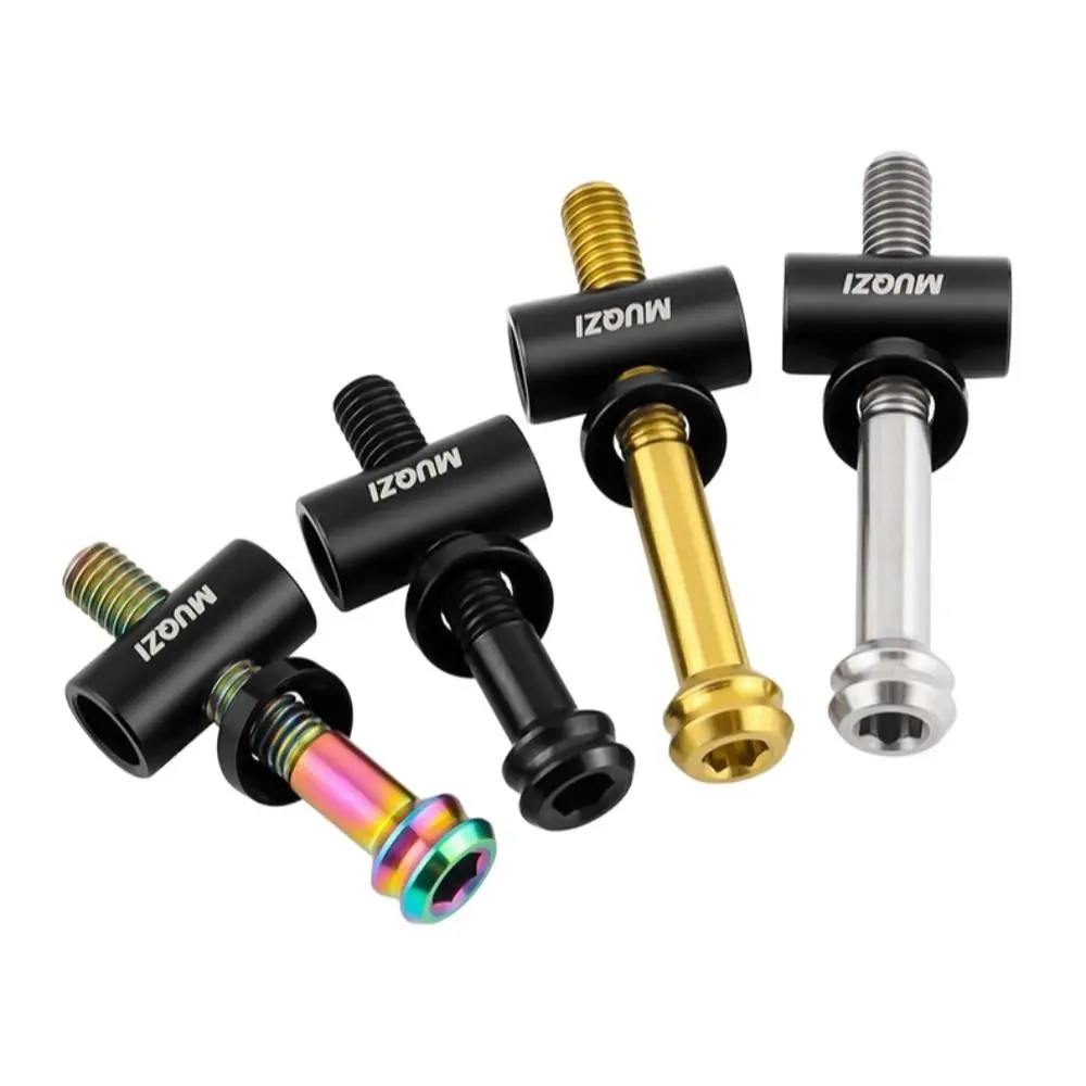 2Pcs TC4 Titanium Alloy Bike Seat Post Bolts with Washers M5*30/40MM Bicycle Saddle Fixed Bolts Colorful Universal
2Pcs TC4 Titanium Alloy Bike Seat Post Bolts with Washers M5*30/40MM Bicycle Saddle Fixed Bolts Colorful Universal