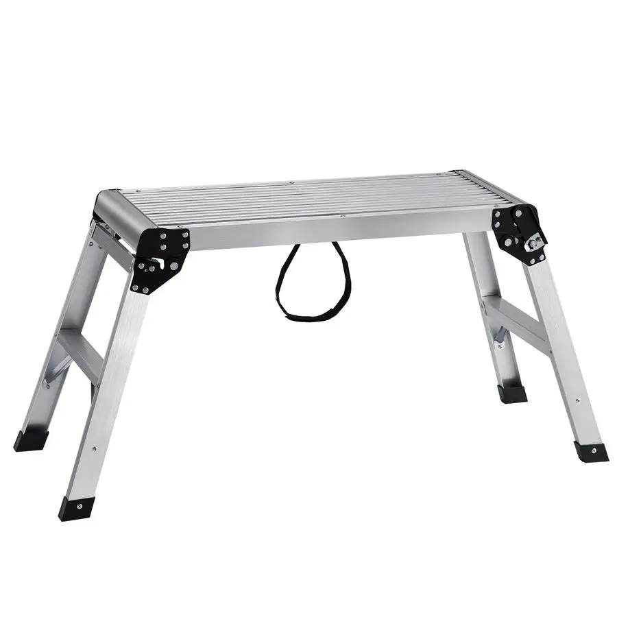 Folding Work Platform, 301220 Aluminum Drywall Stool Ladder, 330 lbs Load Capacity Heavy Duty Work Bench w NonSlip Feet, Ideal f
Folding Work Platform, 301220 Aluminum Drywall Stool Ladder, 330 lbs Load Capacity Heavy Duty Work Bench w NonSlip Feet, Ideal f