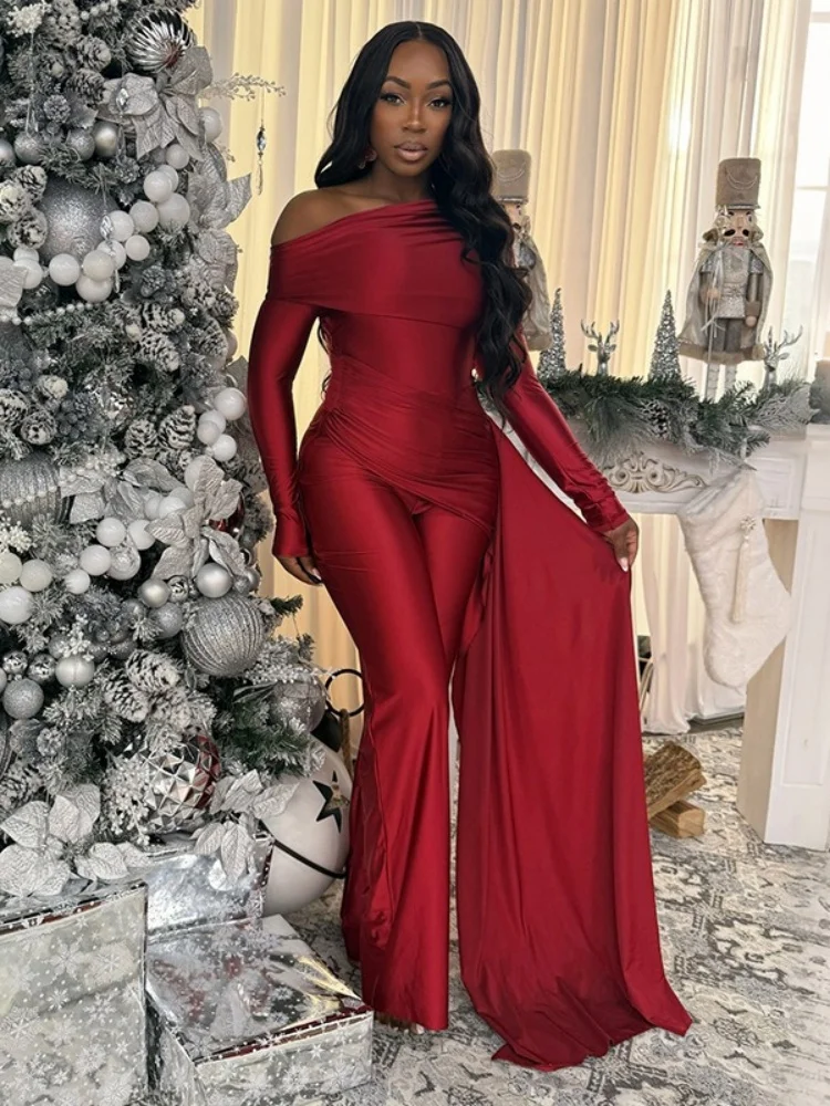 Wmstar Jumpsuit Women Wholesale Solid Color Long Sleeved Tight Fitting Sexy and Fashionable One Shoulder One Piece Pants
Wmstar Jumpsuit Women Wholesale Solid Color Long Sleeved Tight Fitting Sexy and Fashionable One Shoulder One Piece Pants