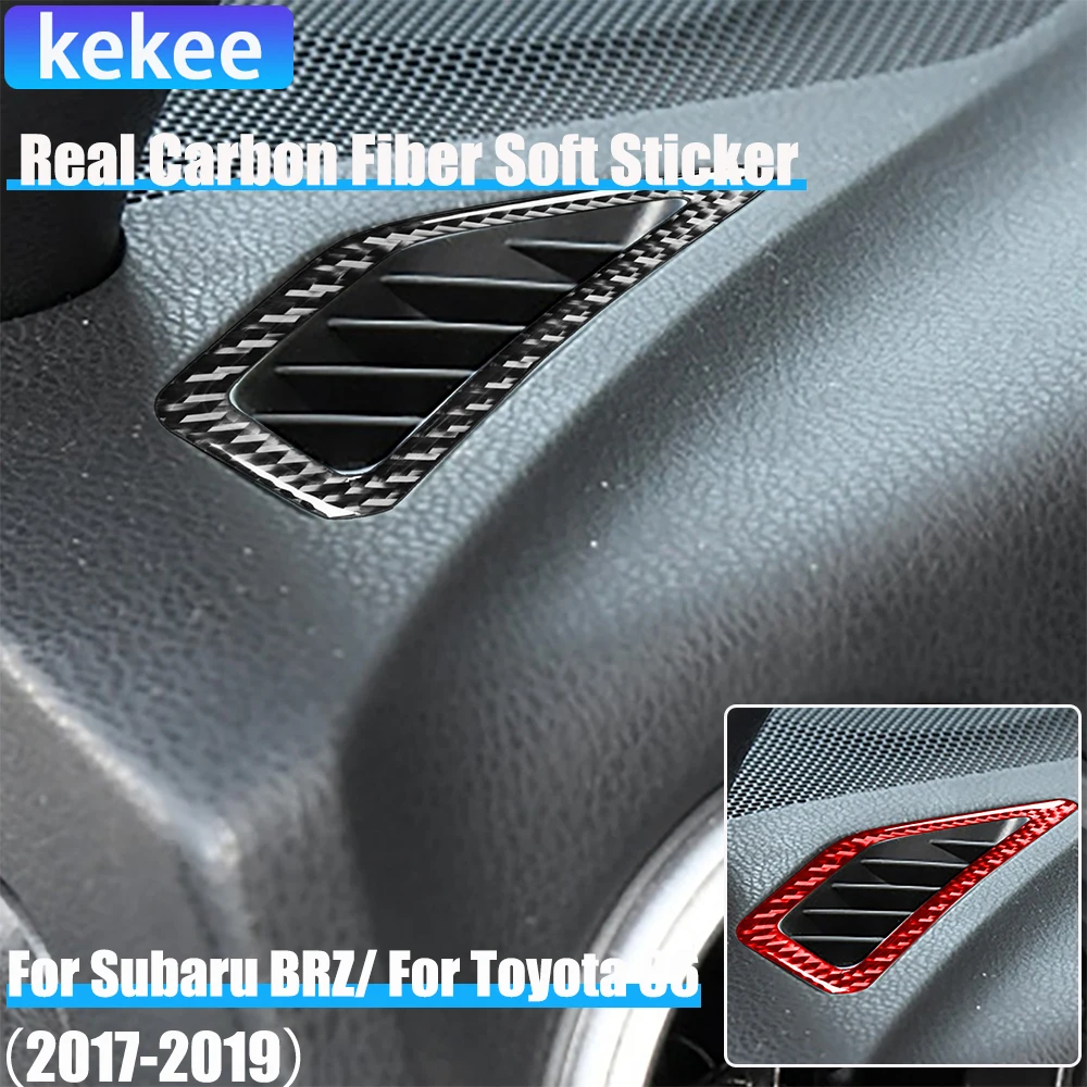 Real Carbon Fiber Car Accessories Dashboard Air Vent Decorative Cover Soft Sticker For Subaru BRZ Toyota 86 GT86 2017 2018 2019
Real Carbon Fiber Car Accessories Dashboard Air Vent Decorative Cover Soft Sticker For Subaru BRZ Toyota 86 GT86 2017 2018 2019