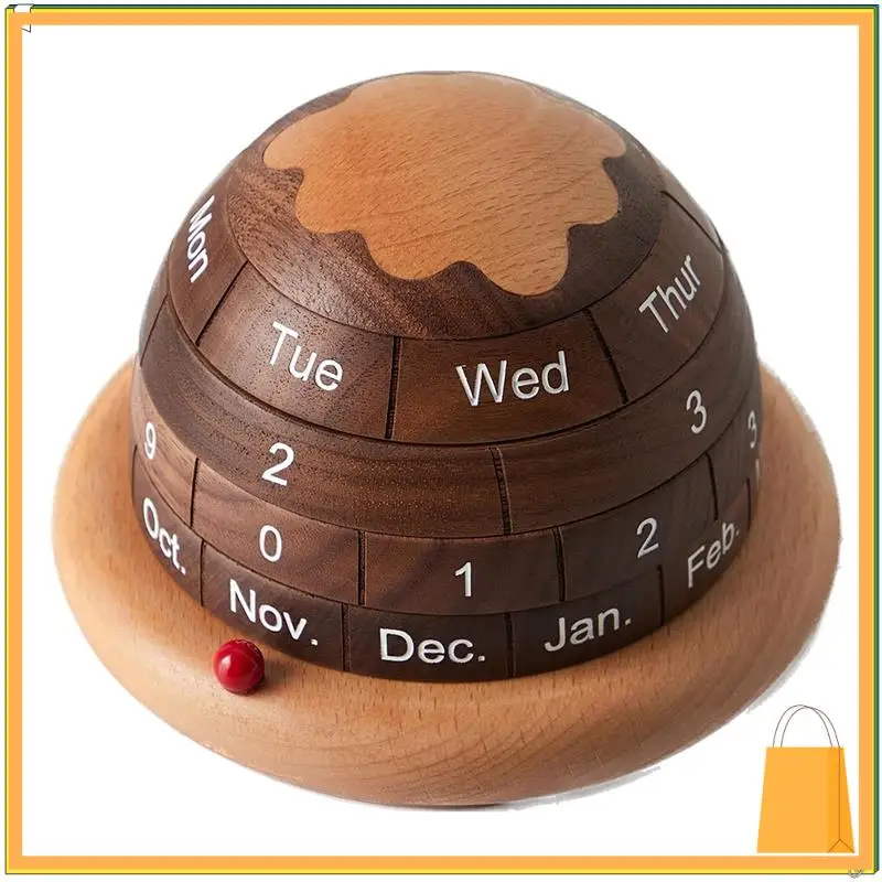 L53A-1Set Wooden Desktop Calendar Decor Office Desk Decor Block Calendar For Desk Brown
L53A-1Set Wooden Desktop Calendar Decor Office Desk Decor Block Calendar For Desk Brown