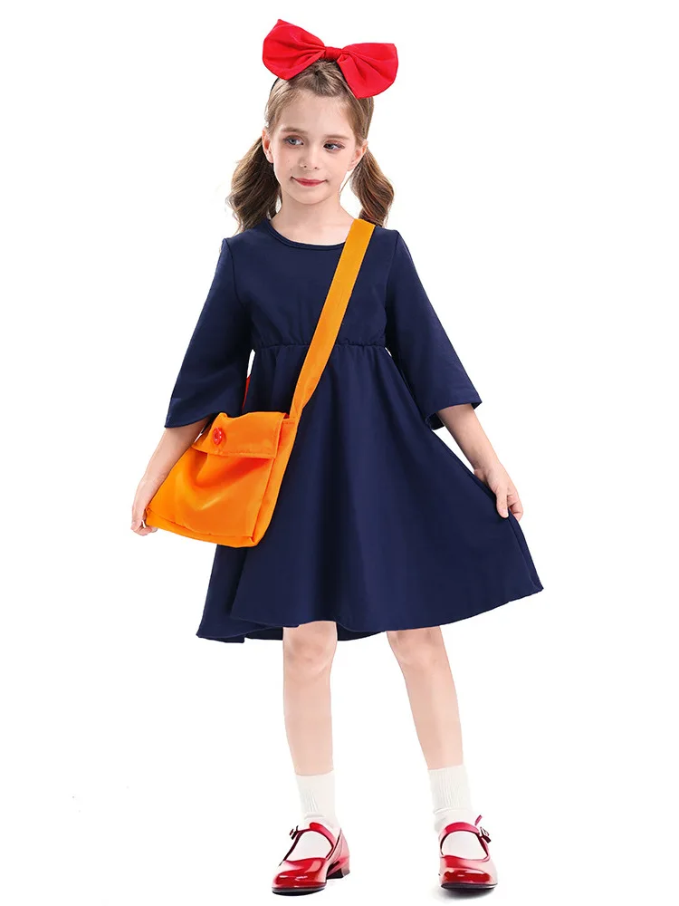 Halloween Cosplay Costume Set Anime Kiki Uniform Dress Outfit Role-playing Full Set Children's Traditional Chinese Costume
Halloween Cosplay Costume Set Anime Kiki Uniform Dress Outfit Role-playing Full Set Children's Traditional Chinese Costume