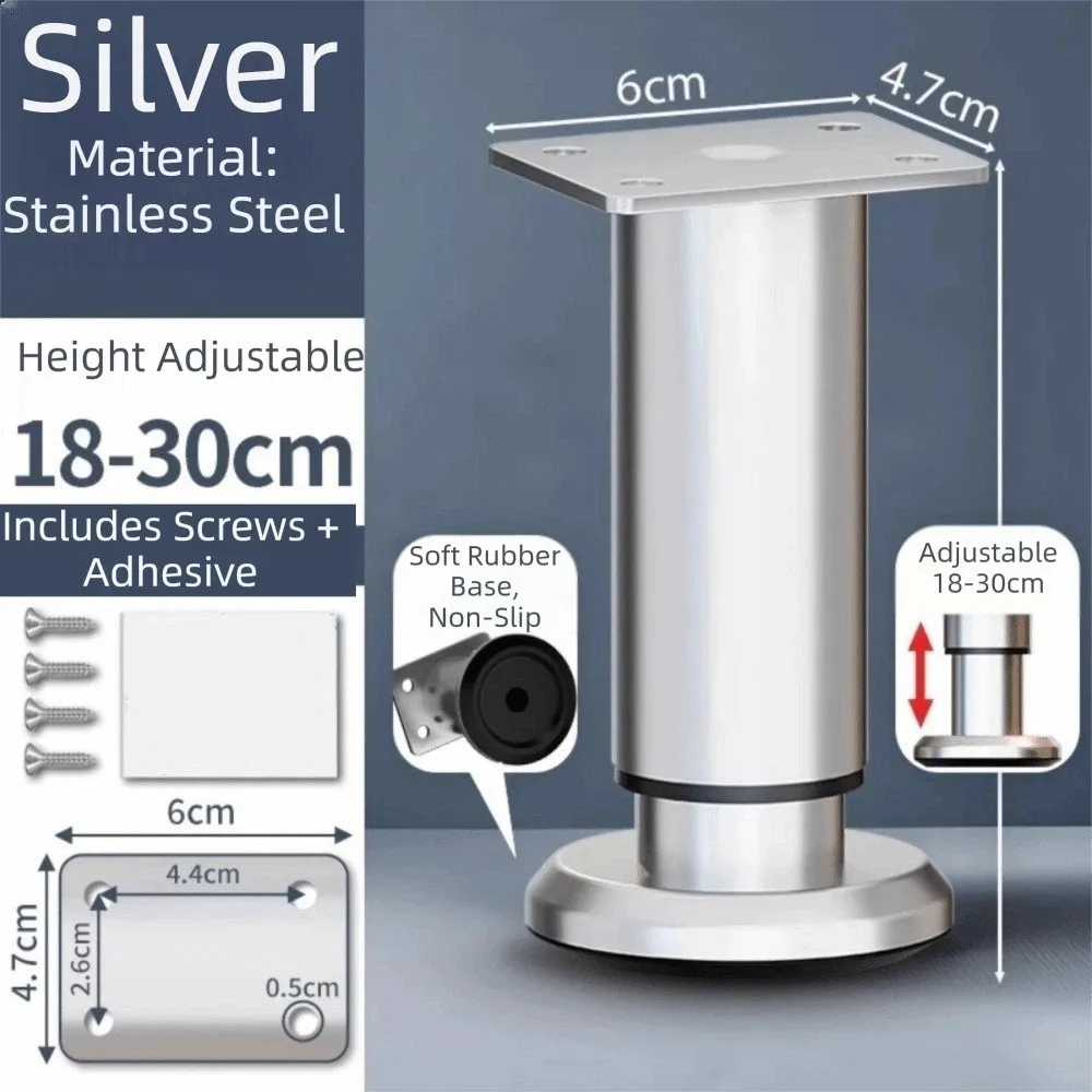 Adjustable Height Furniture Support Legs Heavy-Duty Load-Bearing Telescopic Bearing Bracket Replacement Legs Floor Protector
Adjustable Height Furniture Support Legs Heavy-Duty Load-Bearing Telescopic Bearing Bracket Replacement Legs Floor Protector
