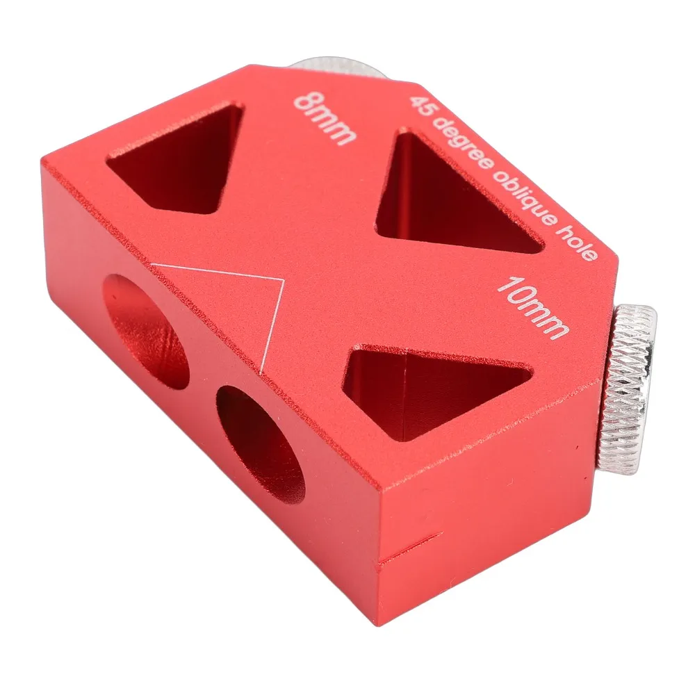 45 Degree Inclined Pocket Hole Jig 9.5mm Drill Bits Aluminum Alloy Drill Guide Positioner Pocket Screw Jig Firm Joint Connection
45 Degree Inclined Pocket Hole Jig 9.5mm Drill Bits Aluminum Alloy Drill Guide Positioner Pocket Screw Jig Firm Joint Connection