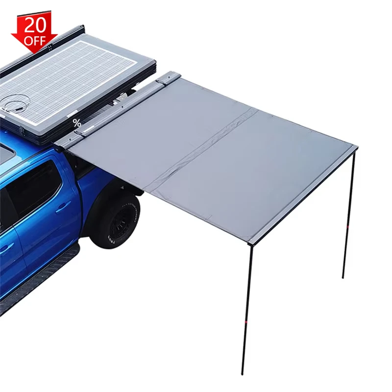 4x4 Offroad Double-Layer Extended Type Waterproof Aluminum Alloy One Bedroom Car Side Awning Van/Truck/Camper NP300 Locking
4x4 Offroad Double-Layer Extended Type Waterproof Aluminum Alloy One Bedroom Car Side Awning Van/Truck/Camper NP300 Locking