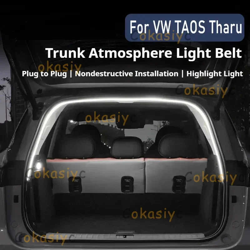 Car Trunk Lighting For VW TAOS Tharu Trunk Atmosphere Light Modified Light Bar Auto Interior Accessories 
Car Trunk Lighting For VW TAOS Tharu Trunk Atmosphere Light Modified Light Bar Auto Interior Accessories