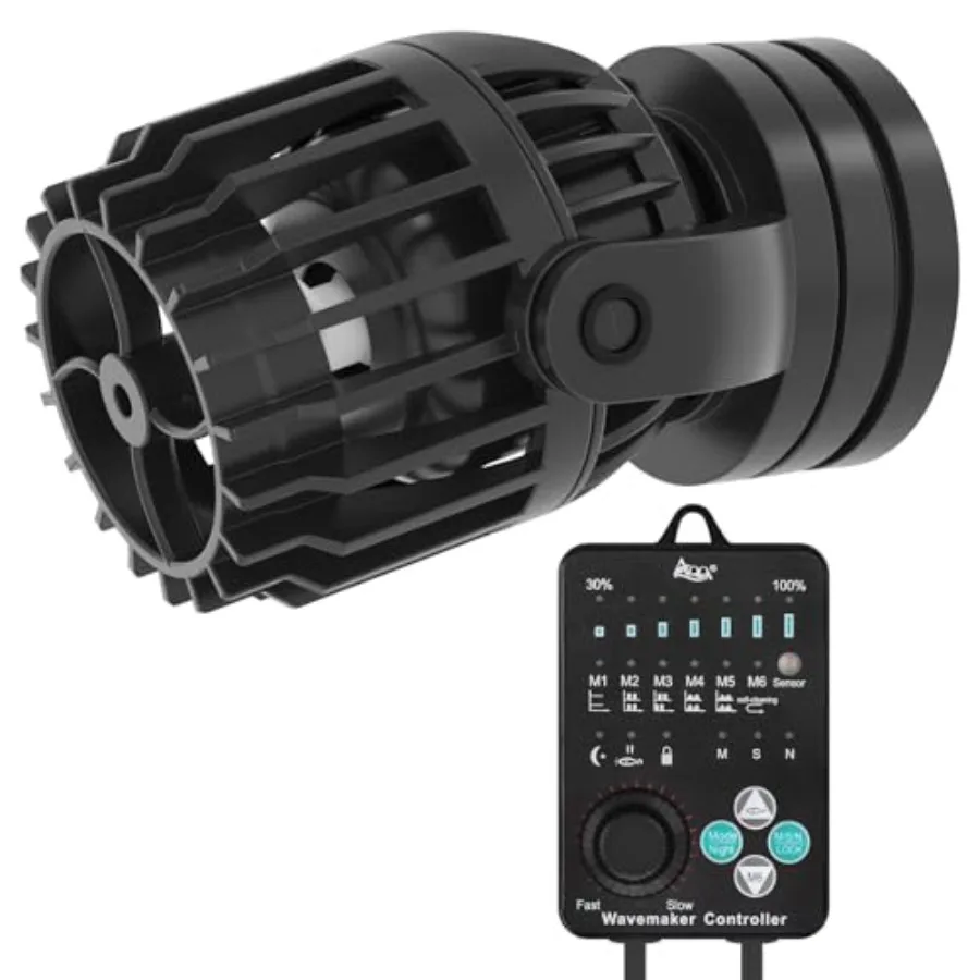 Wave Maker for Aquarium Circulation Pump with Controller 1056GPH DC Powerhead with Strong Magnetic Suction Base 360° Rotating A
Wave Maker for Aquarium Circulation Pump with Controller 1056GPH DC Powerhead with Strong Magnetic Suction Base 360° Rotating A