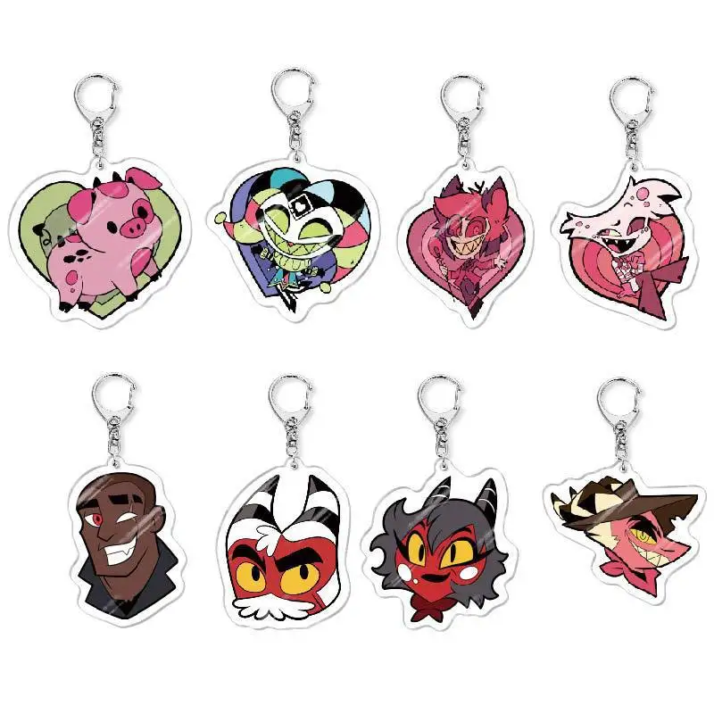 Anime Merchandise Hazbin Hotel Charlotte Morning Star Alasto Vicki Acrylic Keychain Y2k Fashion Toys Anime Cartoon Frind
Anime Merchandise Hazbin Hotel Charlotte Morning Star Alasto Vicki Acrylic Keychain Y2k Fashion Toys Anime Cartoon Frind