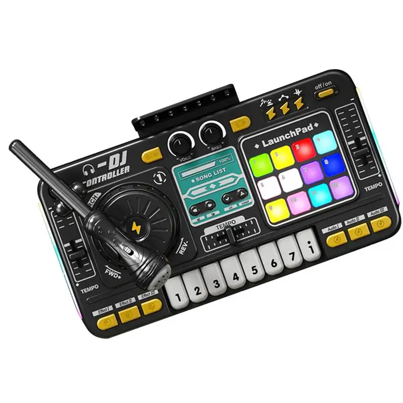 DJ-микшер, пианино, зарядка через USB, портативное настольное пианино с подсветкой, DJ обучающая клавиатура, микшер, цифровое аудио, детский музыкальный
DJ-микшер, пианино, зарядка через USB, портативное настольное пианино с подсветкой, DJ обучающая клавиатура, микшер, цифровое аудио, детский музыкальный