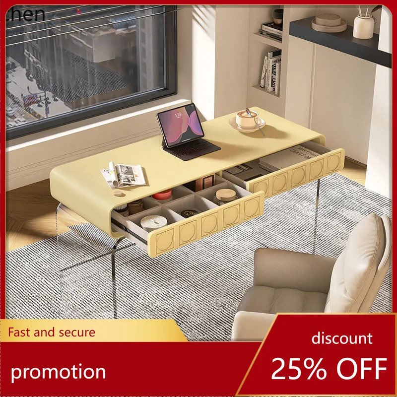 HXL Acrylic Dressing Table Lacquered Solid Wood Makeup Table Cream Style Floating Desk
HXL Acrylic Dressing Table Lacquered Solid Wood Makeup Table Cream Style Floating Desk