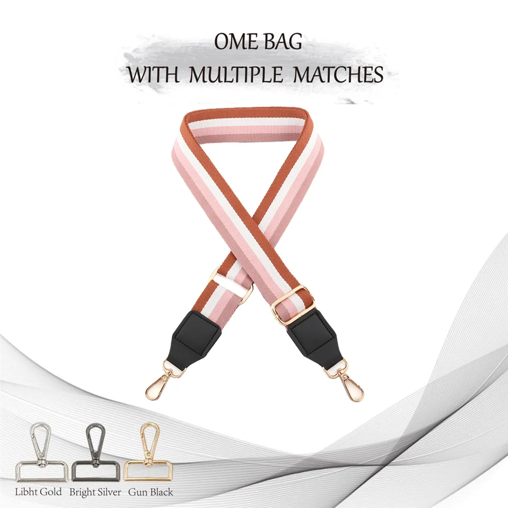 3.8CM Width NEW DIY Clashing Striped Straps Precision Weaving High-density fabric Wide Bag Strap Shoulder Strap Crossbody Strap
3.8CM Width NEW DIY Clashing Striped Straps Precision Weaving High-density fabric Wide Bag Strap Shoulder Strap Crossbody Strap