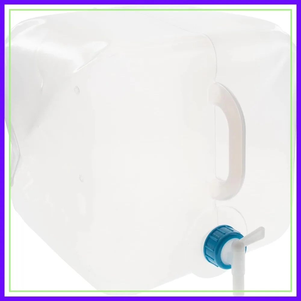 5 Gal Water Carrier Cube with Collapsible, Transparent, BPA Free for Camping, Hiking, Outdoor Survival
5 Gal Water Carrier Cube with Collapsible, Transparent, BPA Free for Camping, Hiking, Outdoor Survival