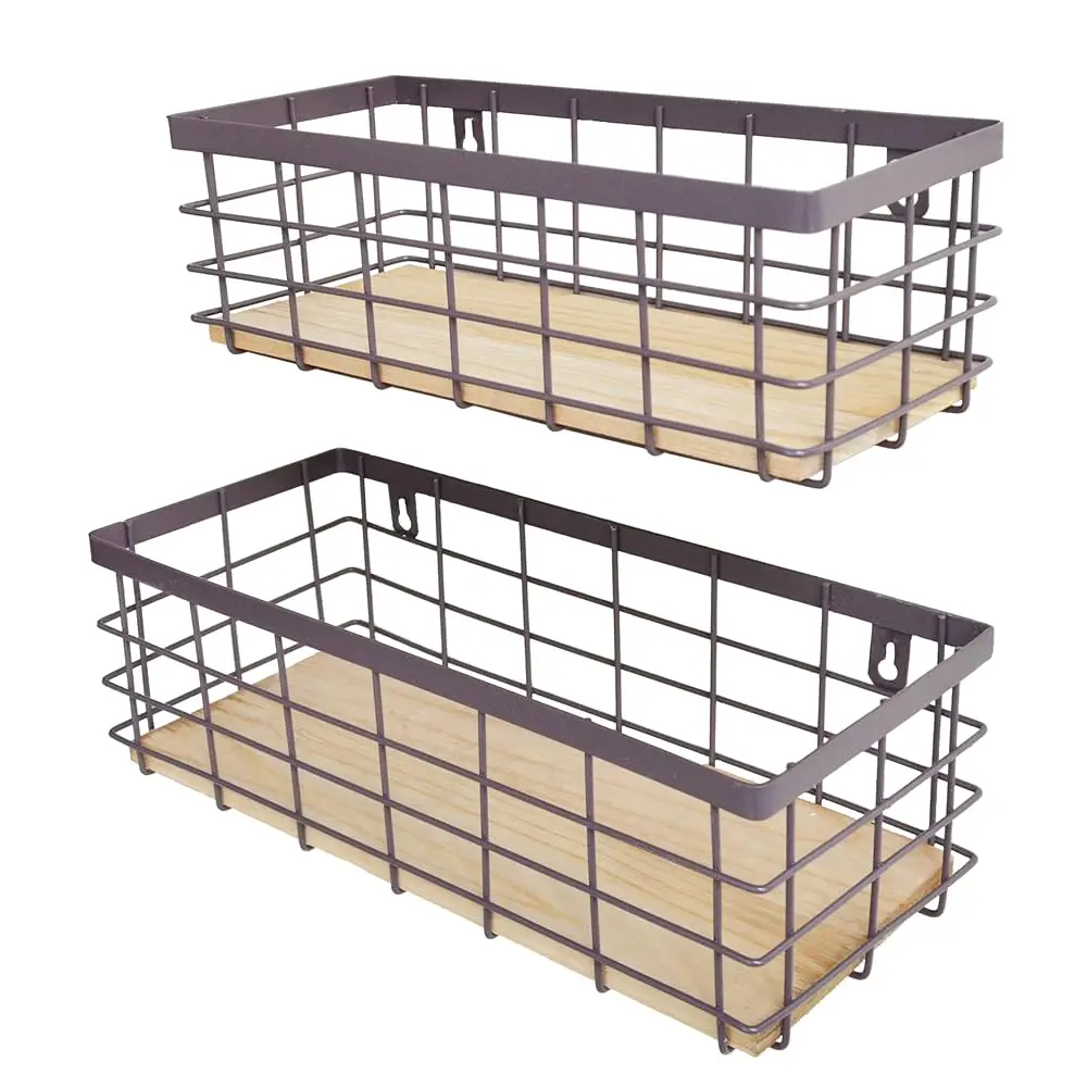 Metal Wire Basket Detachable Wood Base Storage Organizer Farmhouse Bin For Kitchen Cabinets, Bathroom, Pantry, Laundry Room,
Metal Wire Basket Detachable Wood Base Storage Organizer Farmhouse Bin For Kitchen Cabinets, Bathroom, Pantry, Laundry Room,