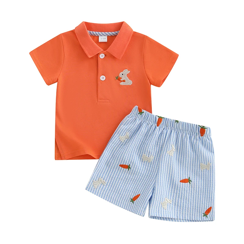Toddler Baby Boy Summer Clothes Set Easter Bunny Short Sleeve Button Down Shirt And Shorts Gentleman Suit Outfits
Toddler Baby Boy Summer Clothes Set Easter Bunny Short Sleeve Button Down Shirt And Shorts Gentleman Suit Outfits