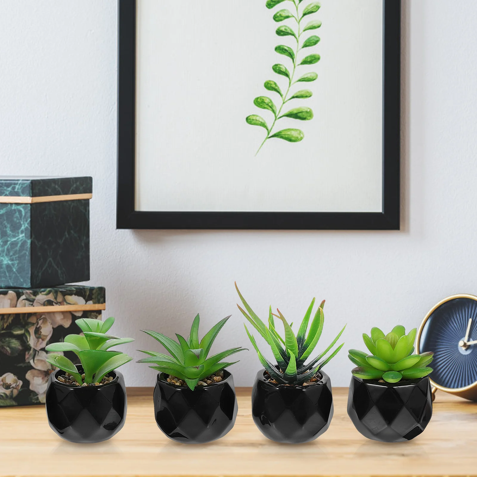 4Pcs Artificial Succulent Bonsai Plants Set Lightweight Realistic Desktop Decorations Home Office Fake Succulent Bonsai 
4Pcs Artificial Succulent Bonsai Plants Set Lightweight Realistic Desktop Decorations Home Office Fake Succulent Bonsai