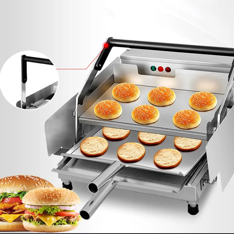 HBJ-425 Hamburger Making Machine Household Commercial Baking Machine Burger Quick Heating Non Stick Pot 6 Large Burgers 220V
HBJ-425 Hamburger Making Machine Household Commercial Baking Machine Burger Quick Heating Non Stick Pot 6 Large Burgers 220V