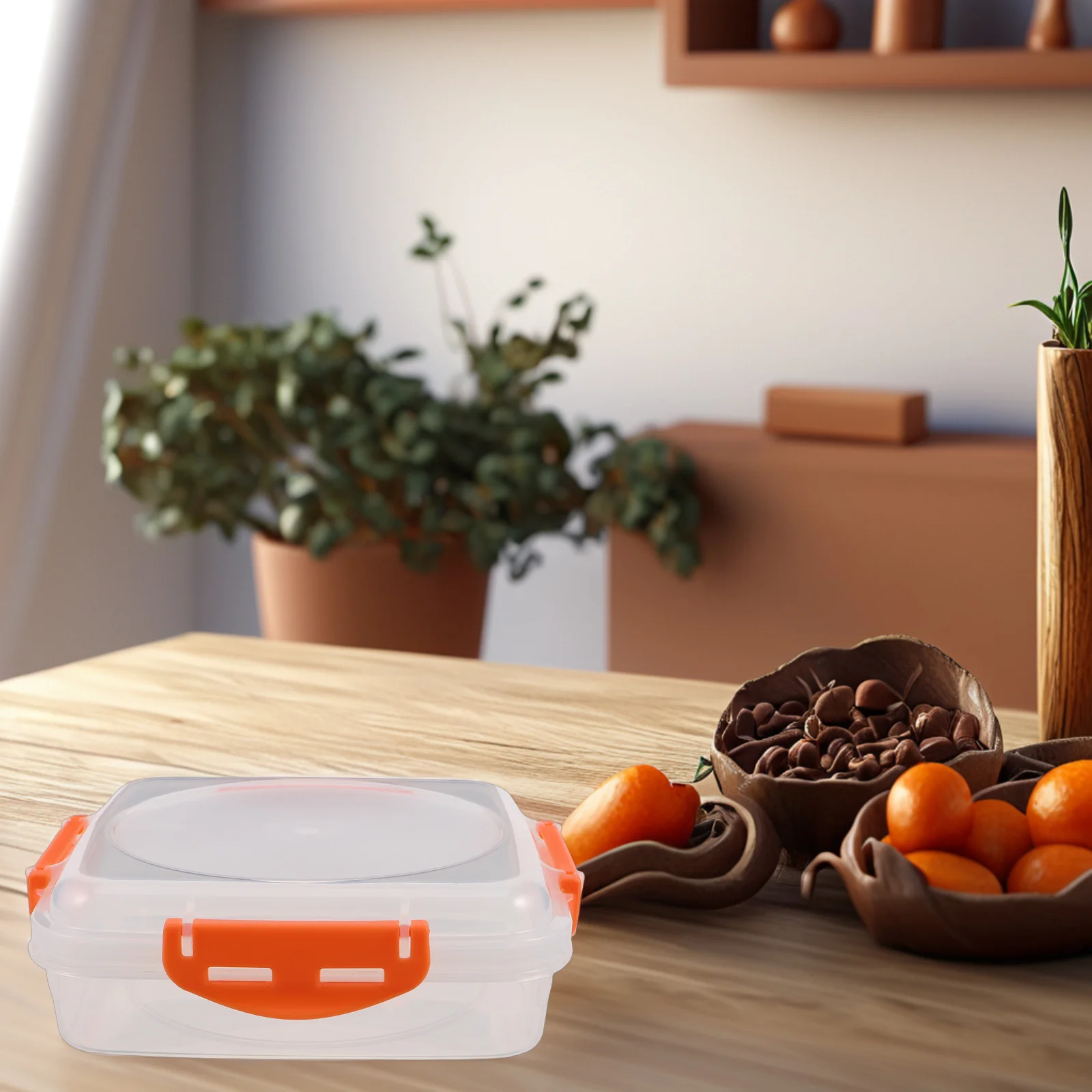 Airtight Sandwich Lunch Box for Fresh Food Storage Microwave Safe Portable Plastic Container for Sushi Rice Balls Breakfast
Airtight Sandwich Lunch Box for Fresh Food Storage Microwave Safe Portable Plastic Container for Sushi Rice Balls Breakfast