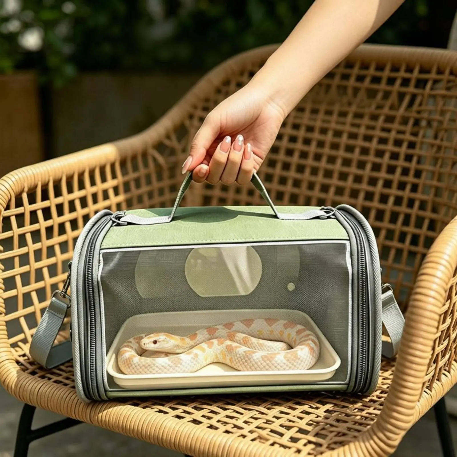 Snake Carrier Bag Breathable Mesh Crossbody Snake Carrier Herpetological Transport Bag Adjustable Strap Herpetological Transport
Snake Carrier Bag Breathable Mesh Crossbody Snake Carrier Herpetological Transport Bag Adjustable Strap Herpetological Transport