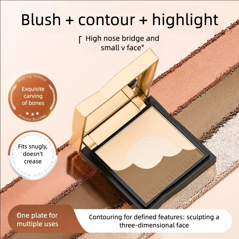 Marco Andy's Three-dimensional Contouring Tray Integrates Shadow, Nose Shadow, Face Blush And Highlight Contouring
Marco Andy's Three-dimensional Contouring Tray Integrates Shadow, Nose Shadow, Face Blush And Highlight Contouring